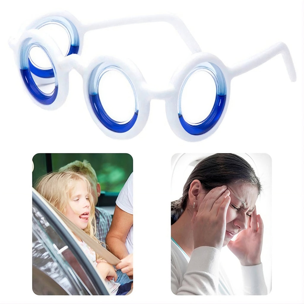 Motion Sickness Glasses – Drug-Free Relief for Car, Sea & Air Travel
