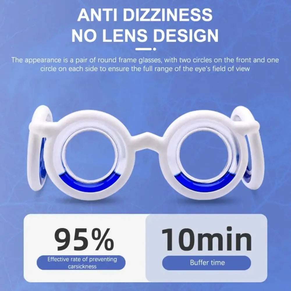 Motion Sickness Glasses – Drug-Free Relief for Car, Sea & Air Travel