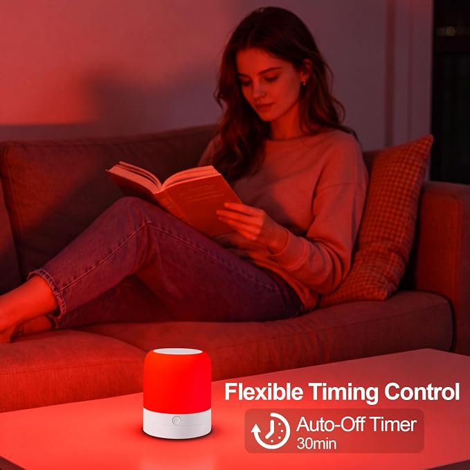 Veyro Red Night Light — Zero Blue Light Sleep-Safe Nursery Lamp