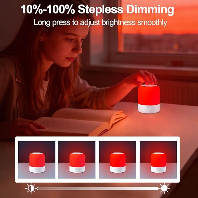 Veyro Red Night Light — Zero Blue Light Sleep-Safe Nursery Lamp